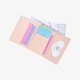 Portefeuille de niche de niche de niche pour femmes portefeuille 2024 Small Coin Freshed portefeuille en relief en relief portefeuille de cartes multi-cartes multiples Portefeuille féminin [chat rose] [chat rose]