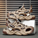 Hongxing Tong Ke Boys Sandalen 2025 Sommer Neue Kinderstiefel Beach Schuhe Big Boy Casual Hollow Schuhe Denim Blue Master Bild verbessert 38