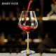 DSHCOTE Light Luxury High-end Red Wine Glass Set Home Crystal Rotating Quick Decanter with Cup Holder Goblet Wine Glass (8-piece Set) Jinshan Waist Decanter Style 520ml