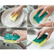 Dishwashing sponge, scouring pad, dishwashing cloth, durable kitchen cleaning, pot and dishwashing sponge, magic wipe, 10 pieces