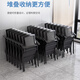 Haiaijia training chair folding chair conference room folding stool office chair computer chair lecture learning chair office chair without table board