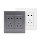 120 type switch socket large panel old rectangular concealed wall two-position five-hole ten-hole small-blank