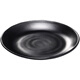 Chengliu Imitation Porzellan Tischgeschirr schwarzer Teller rund kommerzielle Buffetplatte Barbecue Hotpot Schale Runde Platte Plastikknochenmodelle W5009 Schwarz