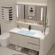 ORODEN 2025 crema Cerámica Integrada Basin Gabinete de baño Combinación de lavabo de lavado de lavado de lavavajillas