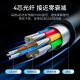 Shengwei fiber HDMI cable version 2.0 4K fever-grade high-definition cable Computer TV projector Home theater 3D video cable engineering decoration connection cable 8 meters AHH5008G