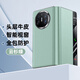 Pingpeng Huawei Matex6 Mobiltelefon Hülle Echtes Leder METE X6 Collector's Version Magnetic Lap Smart Bracket Full-Inclusive-Schutzhülle Obsidian Black Huawei matex6/x6 Collector's Version