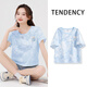Jeanswest Sommer kurzärmeliges T-Shirt für Frauen Neues Nischen-Design Top Lose Slim Pure Cotton Women Jr Pink 835a S 160/84a