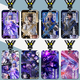 Meng Nianlong Haochen Sheng Caiers God Seal Thron Thron Peripheriekarte Student Campus Card School Card Yangcheng Buskarte U-Bahn-Karte God Seal Throne-M9793 Premium Card Hülle + langes Hangenseil