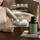 Xiaomi big belly thermos cup, outdoor thermos kettle, double drink cold cup, 316L portable water cup, olive green 1L