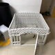 Pet anti-escape net, safety fence, rope net, anti-escape dog and cat cage, dog fence, anti-escape and anti-jumping net, white rope net (suitable for pets who do not bite the rope) 2.5 meters long and 1 meter wide