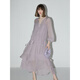 Cocobella filel streamer Lotus Leaf Big Sway XialAISER Robe Suspender jupe en deux pièces FR7028 Taro Purple L