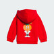 Adidas Ropa para niños Festival de primavera Red Baby Sports y traje casual de capas de manga larga JF3881 Rojo 86 cm
