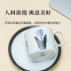 Jingdezhen (jdz) official ceramic creative light luxury office afternoon tea coffee cup and saucer tulip high-end dormitory drinking cup tulip coffee cup