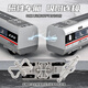Kavi (KIV) high-speed rail toy train EMU model Fuxing children's alloy harmony track high-speed train little boy remote control remote control-green-three sections + circular track