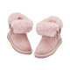 David Bella (Dave/Bella) Neue Mädchen Schneestiefel Herbst und Winter plus Samt warme Kinder -Baumwollstiefel Kinderstiefel Babyschuhe rosa [Spot] 22