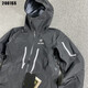 Arc'teryx Arctery Alpha SV SV Sechste Generation Siebte Generation Orcass Whale Hard Shell Jacke Black 7. Generation L.