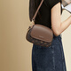 
Red Dragonfly [Hot Sale] Bag for Women New Texture Shell Bag One-Shoulder Crossbody Bag for Women Giving Girlfriend Wife Birthday Gift Coffee Color