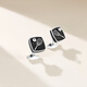 
TATEOSSIAN British tennis racket cufflinks men's French shirt cuffs nails light luxury gifts for holiday birthday gifts for boyfriends Tennis racket cufflinks - black (spot)