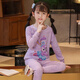 Disney (Disney) Girls-Entwickler warme Unterwäsche Set Kinderpyjamas Herbst Winter Girls Herbsthosen Herbsthosen verdickter Basishemd LDE1416 Yugui Hundemädchen 170 Größe 16 [140 cm/50-60jin [Jin gleich 0,5 kg]]