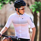 Lampada Cycling Suit Summer Short Sleeve Men's Top Bicycle Mountain Road Cycling Shorts Cycling Clothes Glory Green-Top + Haoyue Black Shorts XL