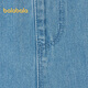 Balabala Kinderkleidung Mädchen Jeans Kinder Frühling große Kinderhosen Overall Denim Medium Blue 88201 130 cm