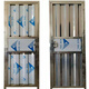 Qilicai stainless steel door, simple door, indoor door, cheap stainless steel door, rental door, toilet door, balcony door, toilet door, broken code door (our store does not come with screws and needs to bring your own screws)