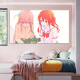 Karolan Lonely Rock Anime Anime Poster Pegatina de pared bidimensional Houtou Yili Dormitorio Decorativo Fondo de pantalla decorativo Autoadhesivo FY (PP) 1392 Ancho 150cm-HECHT 90cm