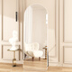Xinyi Hongyun cream style explosion-proof full-body mirror landing Internet celebrity home fitting mirror three-dimensional mirror clothing store dressing mirror bedroom mirror fresh white hanging dual-purpose 50*160/HD explosion-proof super white