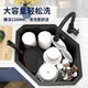 意狄讴（Yedeeo）石英石转角水槽大单槽厨房拐角家用异形八边形洗菜盆台下盆9708 705*522【9708SY】抽拉龙头配置