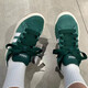 阿迪达斯 （adidas）情侣板鞋男鞋女鞋春季新款Grand Court复古休闲鞋学生低帮运动鞋 IH6187绿色 36