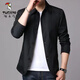 
Woodpecker (TUCANO) Spring and Autumn Men's Business Casual Jacket Suit Middle-aged and Young Solid Color Lapel Thin Korean Slim Trench Coat Jacket Dark Blue 1048 2XL [Suggested 145-155Jin [Jin equals 0.5 kg]]