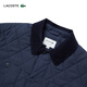 LACOSTE French crocodile men's fashionable and versatile solid color warm lapel cotton jacket | BH0689 166/Navy Blue S 48