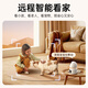 Care home [Two-way video surveillance for care for elderly and children] Indoor camera wireless wifi monitor for home use 360-degree panoramic view without dead angle mobile phone remote high-definition night vision WiFi model [Dual lens dual picture] + 4K extreme clear + dual lens 30-day cycle recording + power outage battery life