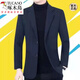 Woodpecker (Tucano) Suit décontracté veste masculine coréenne mince de petit costume d'âge moyen printemps et automne simple-pièce Top polyvalent de couleur gris tendue de couleur gris xl 180 adaptée à 135-150jin [Jin est égal à 0,5 kg]