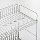 MUJI stainless steel double-layer drain basket kitchen rack bowl rack countertop dish rack sink storage rack