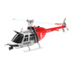 RHSKY New Bel206 Remote Control Helicopter C138 Combat armé comme le modèle réel Aircraft Aircraft Children Boy Toys Resistant to Falling Bleu et White Amélioré Remote Contrôle + Optical Flow Positionnement Standard 1 Batterie