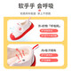 Shepherds Kindergartenschuhe Frühlings- und Herbst-Innenschuhe für Jungen Anti-Kollision Kleinkindschuhe für Mädchen White Shoes White Peach Pulver 1 25