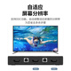 
Green HDMI2.0 KVM switcher video screen cutting, two in and one out 4K/60Hz shared USB printer keyboard and mouse computer connected to TV monitor split screen 50744