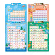 Leleyu Kinder intelligente frühe Bildung Chinesisch Chinesische Pinyin Englische Internationale phonetische Symbol Lernmaschine Hang Chart Spielzeug Kinder Englisch Englisch Briefe Dot Lesen (kleine Bücher