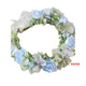 VAN CRUDE ANNORA garland headdress forest style handmade flowers fairy bridal headdress simulated blue garland photo studio travel shooting location bridesmaid green leaf pointed garland