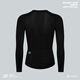 Jieku 25 Welfare CONCISE Men's Long-Sleeved Cycling Jersey Mesh Breathable and Comfortable Commuting Cycling Top Black S