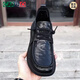 CARTELO 2025 Autumn New Pure Leather Business Casual Cowhide Comfortable Round Toe Lace-Up Fashion Versatile Soft Soled Leather Shoes for Men 38818 Black 40