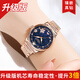 LONGAINA Swiss official certified original watch women's mechanical watch fashion trend simple temperament famous brand waterproof women's watch L6169 elegant white/steel belt 32mm