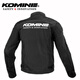 KOMINE SAFETY/INNOVATION Summer full mesh knight jacket light weight anti-fall minimalist style motorcycle riding suit men and women JK-171 Black XL

