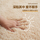 Yulu Winter Lamb Velvet Room Bedside Carpet Thickened Warm Plush Girls' Bedroom Special Bed Foot Mat Full Beige 160x60cm