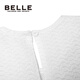 Belle children's clothing children's dress summer new little girl princess shoes baby skirt white sweet pullover dress white 130