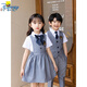 
Disney (Disney) boys and girls dress suit host children's suit flower girl summer 10-year-old boy formal wear wedding suit vest shirt trousers and tie size 130 (6-7 years old-height 120-130CM)