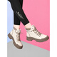 Belle-Ta series brand travel shoes genuine leather high top shoes for women's autumn and winter comfortable soft sole Martin boots non-slip casual single shoes for women 1591m 40