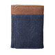 Feng Shang Canvas Wallet Men's Retro Retro Short Trespliables Denim Cambio de estudiantes Bolsa de tarjeta pequeña Minimalista Minimalista Regalos Denim 3 veces Men de billetera [azul 3 veces azul]