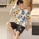 Langsha (Langsha) College-Student Pyjamas Sommer-Männer kurzärmelig reines Baumwoll-Dünne koreanischer Jugend-Sommer-Männer-Kleidung Highschool-Schüler Schlafstillstand q Kurzärmelige Männer 1396 Neue weiße L-Standard